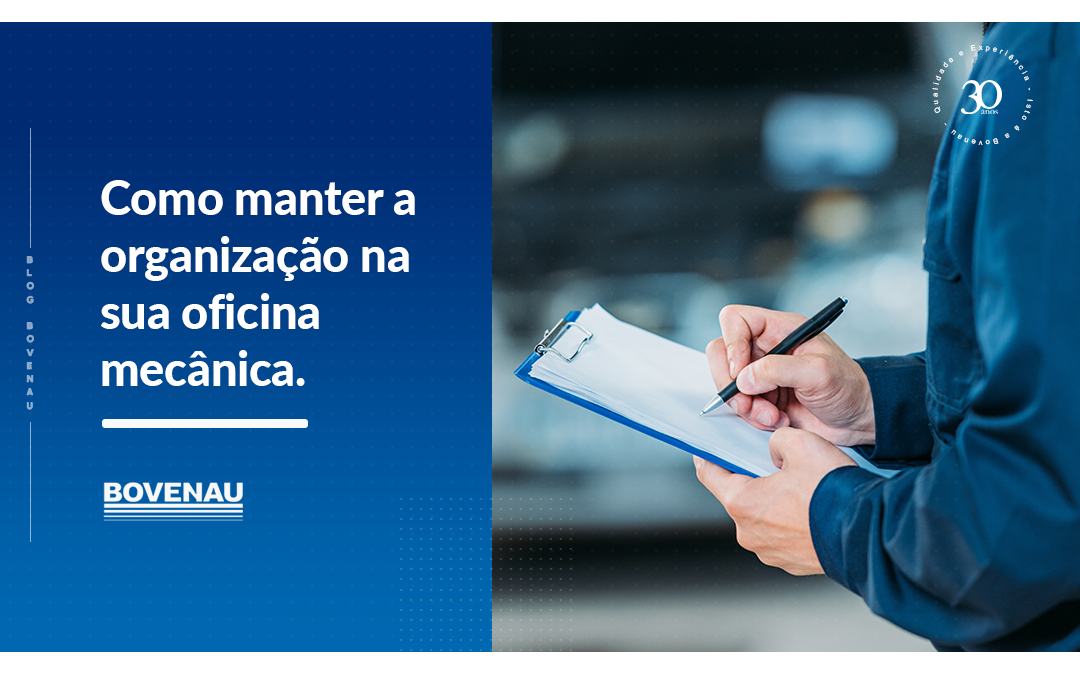 Como manter a organização na sua oficina mecânica