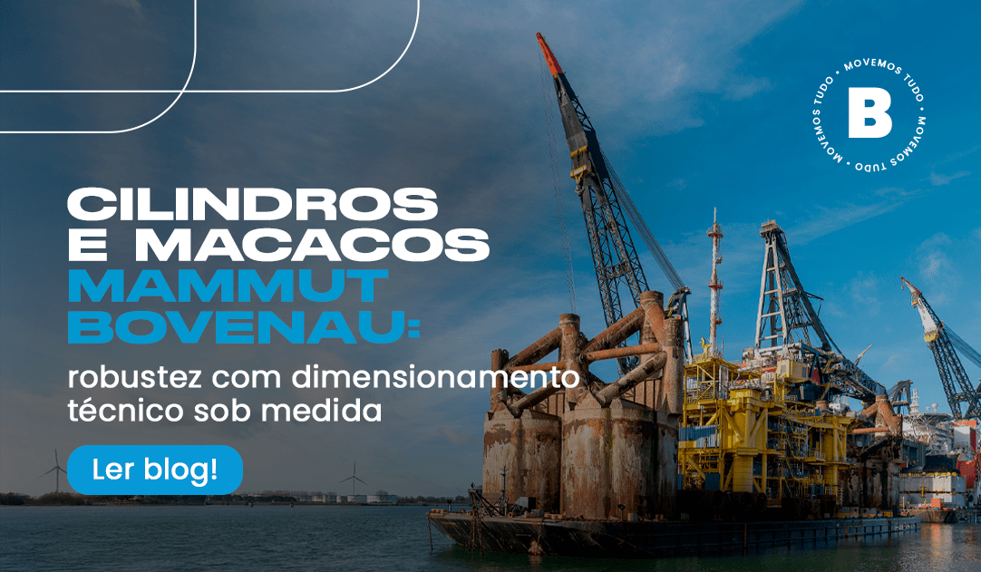 Cilindros e macacos Mammut Bovenau: robustez com dimensionamento técnico sob medida